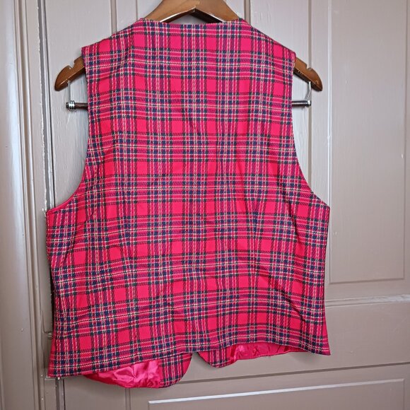 Vintage Pendleton Women's Plaid Wool Vest size 10 - Picture 2 of 8